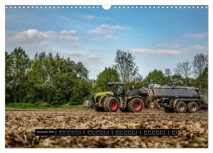 Produktbild: Landwirtschaft - Von der Saat bis zur Ernte (Wandkalender 2026 DIN A3 quer), CALVENDO Monatskalender