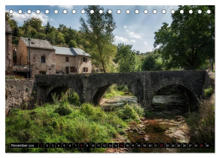 Produktbild: Unterwegs im D&eacute;partement Aveyron (Tischkalender 2026 DIN A5 quer), CALVENDO Monatskalender