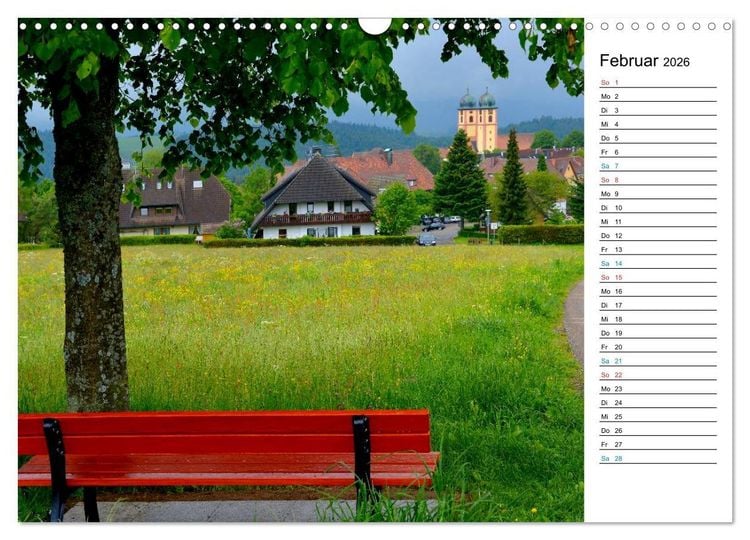 Produktbild: Hochschwarzwald (Wandkalender 2026 DIN A3 quer), CALVENDO Monatskalender