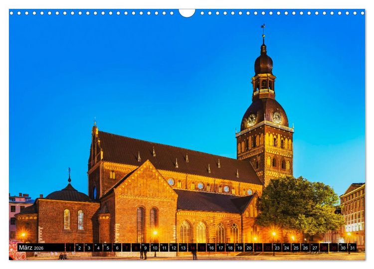 Produktbild: Entdeckungen im Baltikum (Wandkalender 2026 DIN A3 quer), CALVENDO Monatskalender