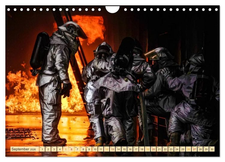 Produktbild: Feuerwehr - weltweit im Einsatz (Wandkalender 2026 DIN A4 quer), CALVENDO Monatskalender