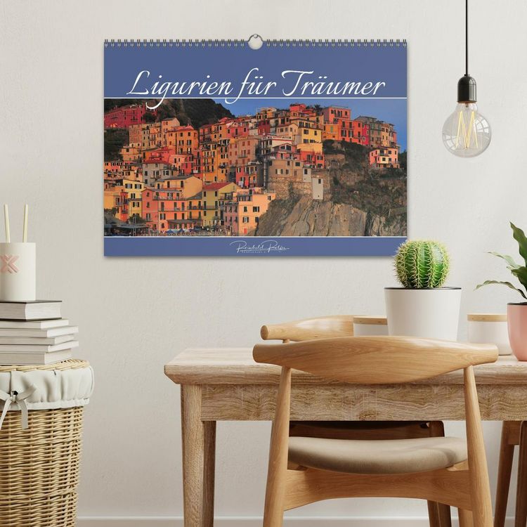 Produktbild: Ligurien f&uuml;r Tr&auml;umer (Wandkalender 2026 DIN A3 quer), CALVENDO Monatskalender