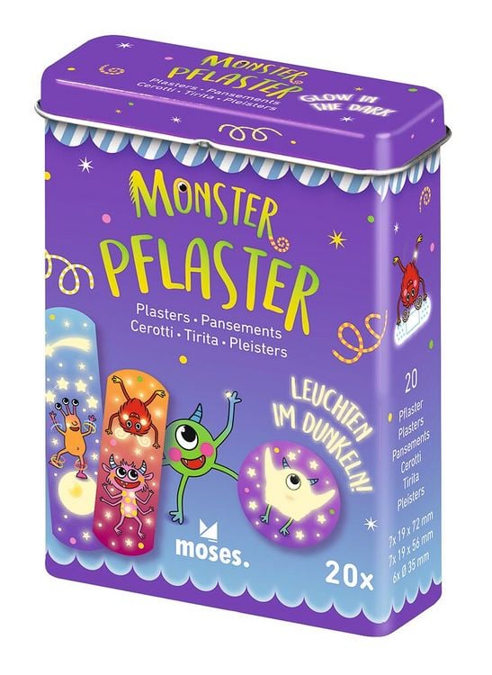 Produktbild: Monster Nachtleuchtende Pflaster