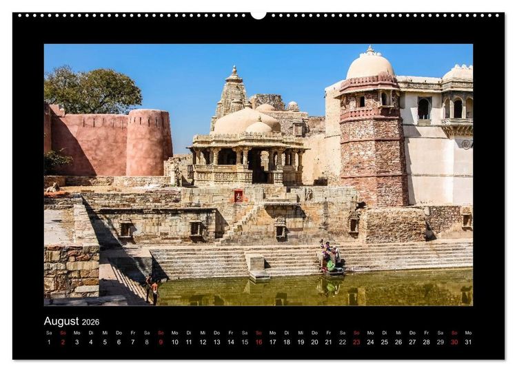 Produktbild: Willkommen in Indien 2026 (hochwertiger Premium Wandkalender 2026 DIN A2 quer), Kunstdruck in Hochglanz