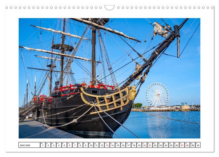 Produktbild: Ein traumhaftes Reiseziel - Normandie und Bretagne (Wandkalender 2026 DIN A3 quer), CALVENDO Monatskalender