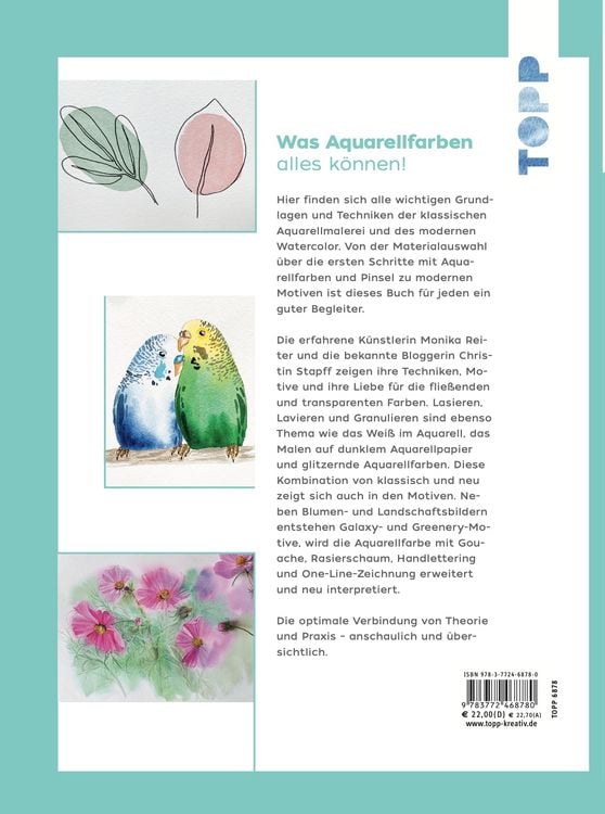 Produktbild: 1x1 kreativ Aquarellmalerei/Watercolor