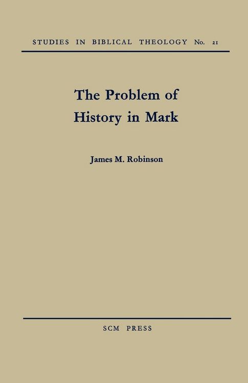 Produktbild: The Problem of History in Mark