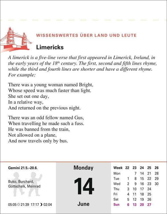 Produktbild: Englisch Sprachkalender 2027 - Englisch lernen leicht gemacht - Tagesabrei&szlig;kalender