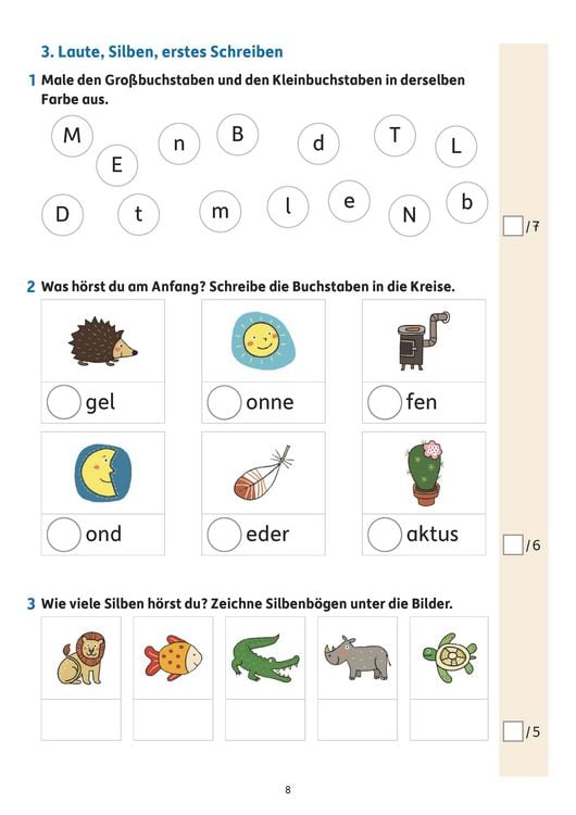 Produktbild: &Uuml;bungsheft mit Tests in Deutsch 1. Klasse