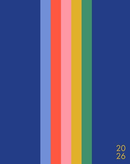 Produktbild: Bold Stripe 2026 7.5 X 9.5 Booklet Monthly Planner