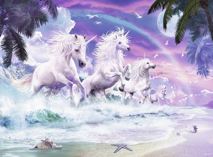 Produktbild: Puzzle Ravensburger Einh&ouml;rner am Strand 150 Teile XXL