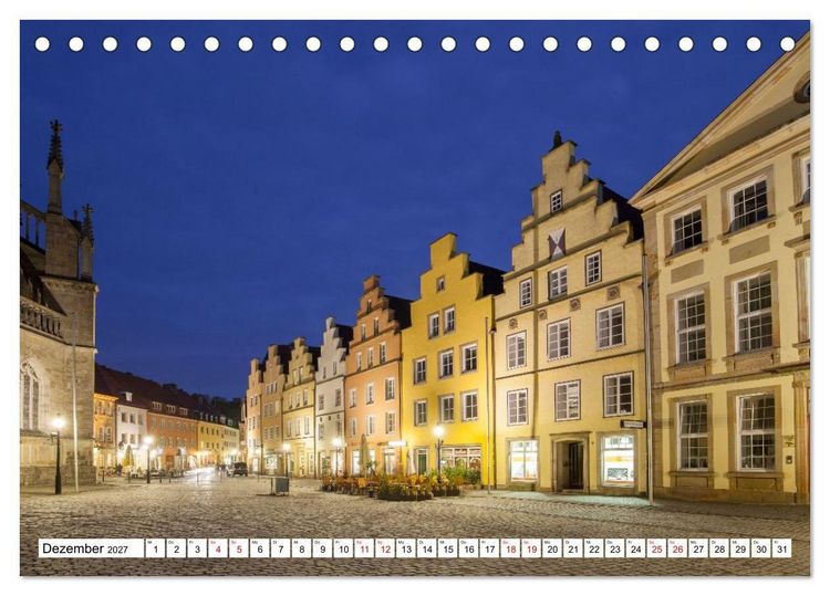 Produktbild: Osnabr&uuml;ck - Momente einer Reise (Tischkalender 2027 DIN A5 quer), CALVENDO Monatskalender