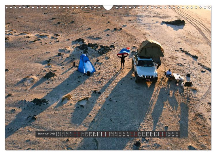 Produktbild: OMAN Offroad Travel Log (Wandkalender 2026 DIN A3 quer), CALVENDO Monatskalender