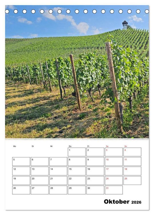 Produktbild: Bodenseeradweg - Auf dem Bodensee durch 3 L&auml;nder (Tischkalender 2026 DIN A5 hoch), CALVENDO Monatskalender
