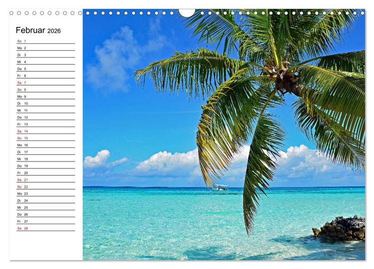 Produktbild: So sch&ouml;n sind die Malediven (Wandkalender 2026 DIN A3 quer), CALVENDO Monatskalender