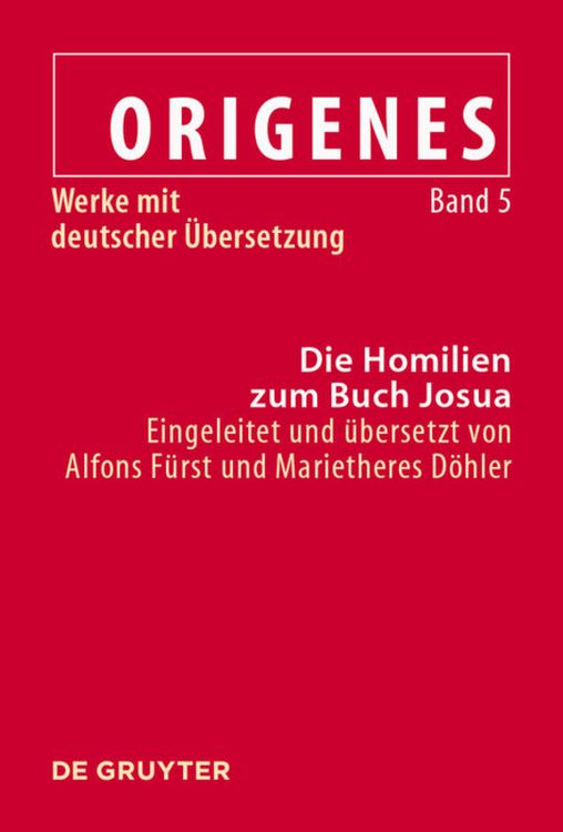 Produktbild: Die Homilien zum Buch Josua