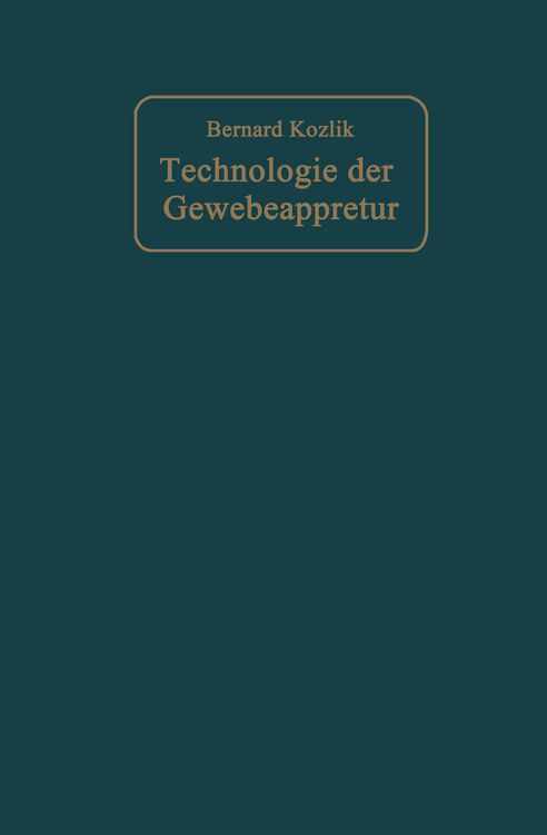 Produktbild: Technologie der Gewebeappretur