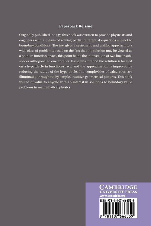 Produktbild: The Hypercircle in Mathematical Physics