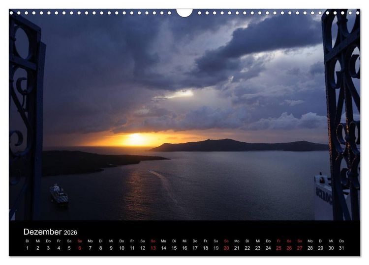 Produktbild: Kykladen - Inseln im Licht (Wandkalender 2026 DIN A3 quer), CALVENDO Monatskalender