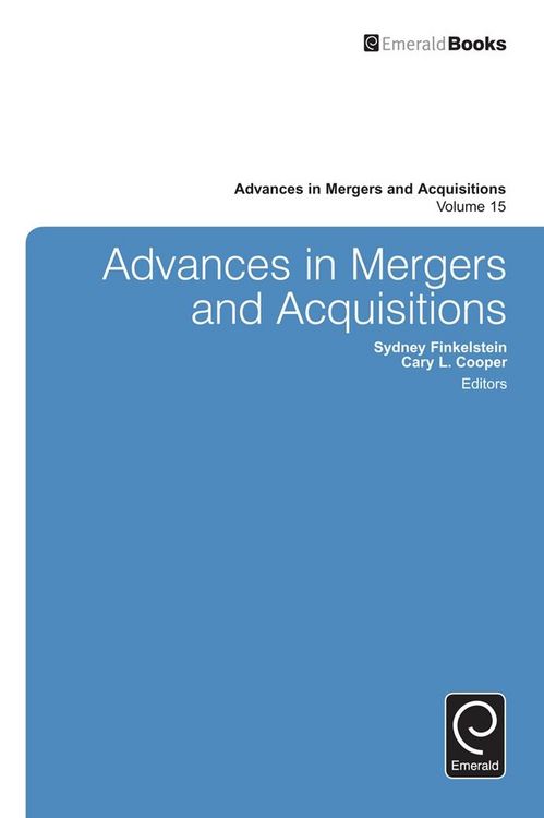 Produktbild: Advances in Mergers and Acquisitions