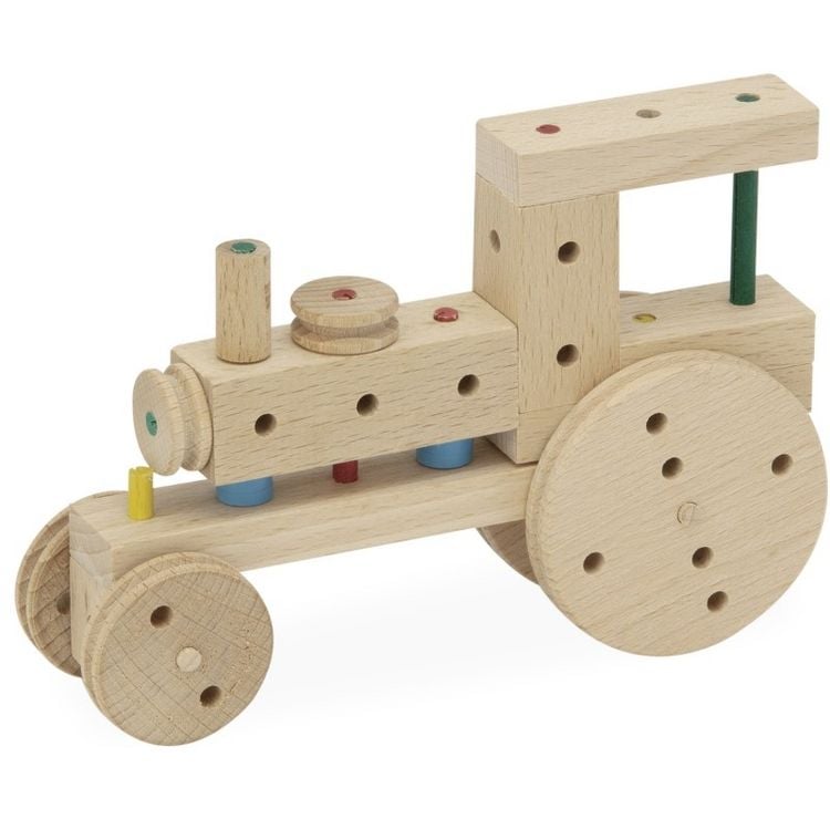 Produktbild: MATADOR 11099 - Explorer E099, Baukasten, Holz, 99 Teile, Konstruktionsbaukasten, ab 5 Jahren, Spielend lernen!