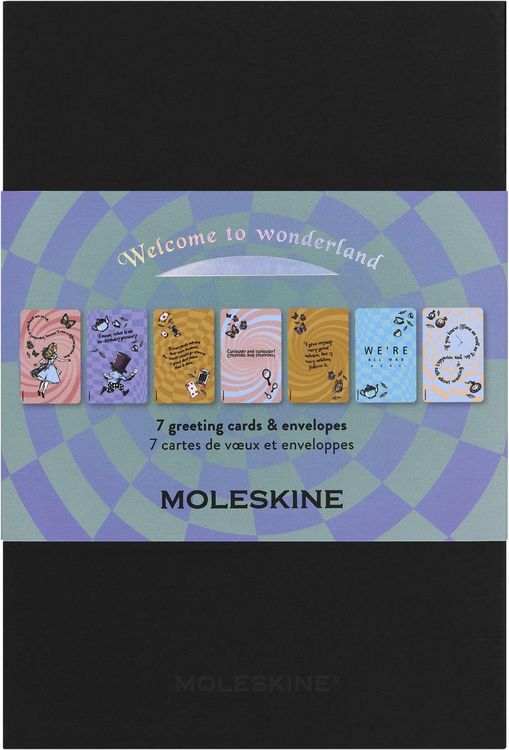 Produktbild: Moleskine Alice im Wunderland Postkarten (7 St&uuml;ck)