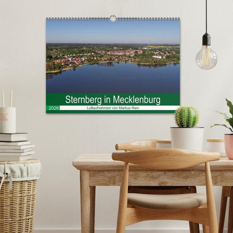 Produktbild: Sternberg in Mecklenburg - Luftaufnahmen von Markus Rein (Wandkalender 2026 DIN A3 quer), CALVENDO Monatskalender