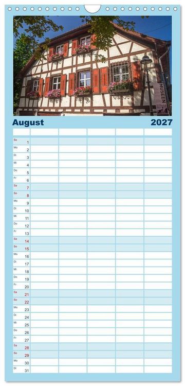 Produktbild: Familienplaner 2027 - Allensbach am Bodensee mit 5 Spalten (Wandkalender, 21 x 45 cm) CALVENDO