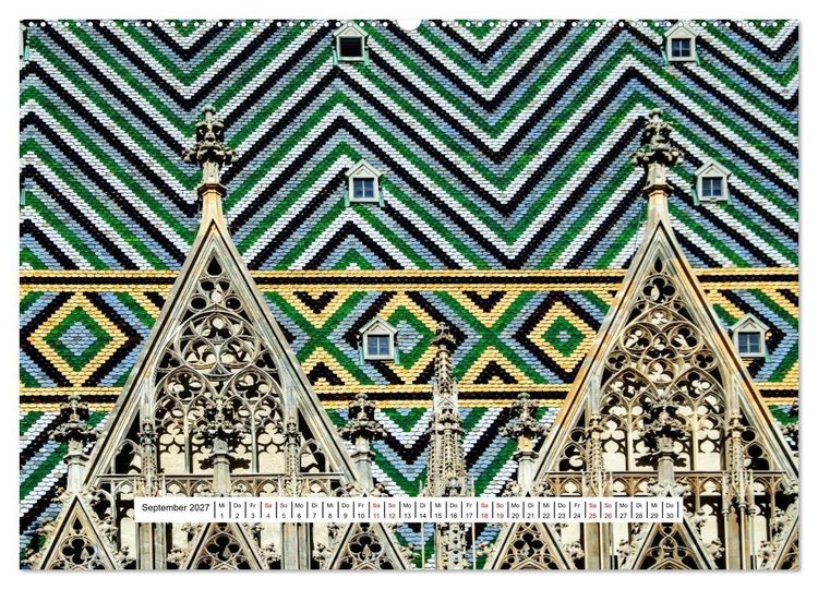 Produktbild: Wien Facettenreiche Metropole (Wandkalender 2027 DIN A2 quer), CALVENDO Monatskalender