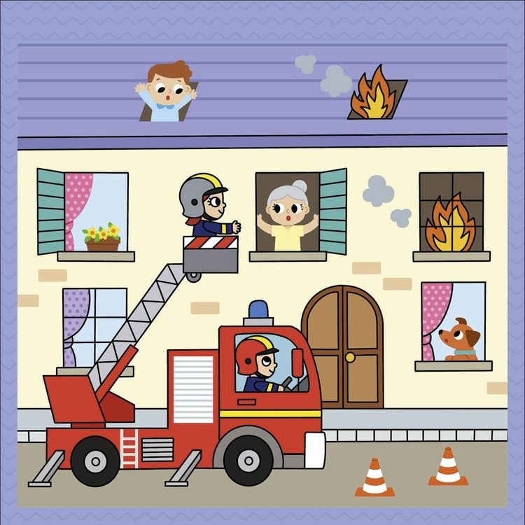 Produktbild: Das magische Wassermalbuch - Bei der Feuerwehr