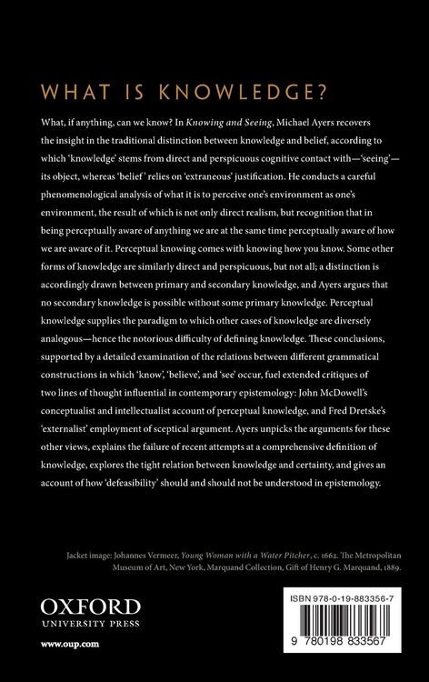 Produktbild: Knowing and Seeing