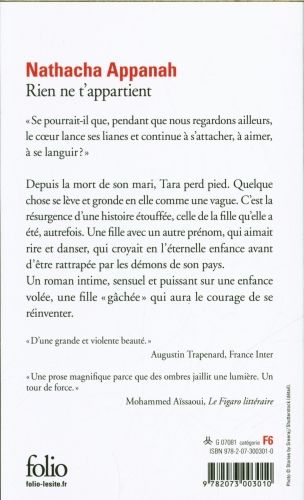 Produktbild: Rien ne t'appartient