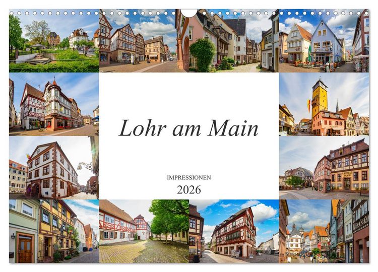 Produktbild: Lohr am Main Impressionen (Wandkalender 2026 DIN A3 quer), CALVENDO Monatskalender