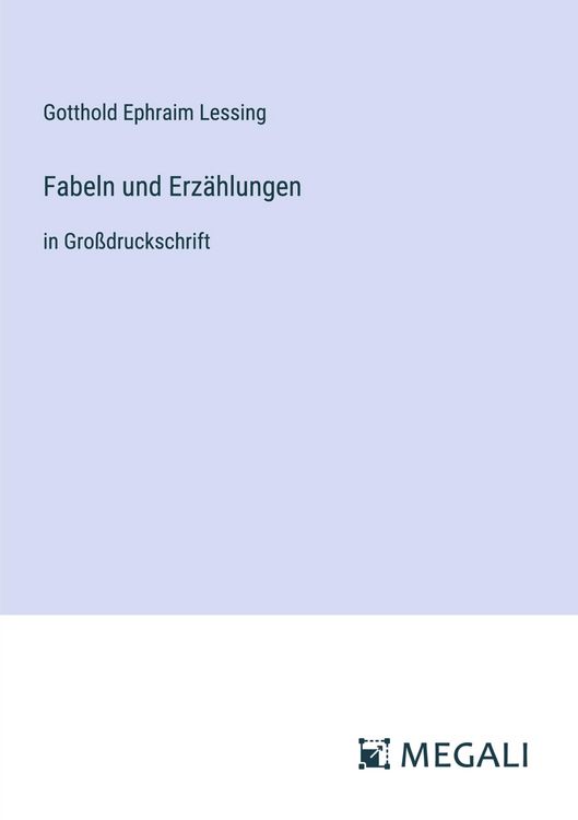 Produktbild: Fabeln und Erz&auml;hlungen