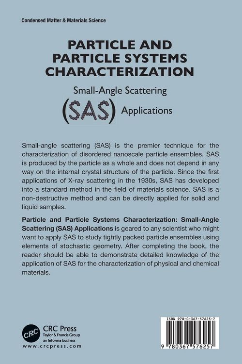 Produktbild: Particle and Particle Systems Characterization