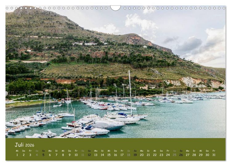 Produktbild: Traumhaftes Sizilien (Wandkalender 2026 DIN A3 quer), CALVENDO Monatskalender