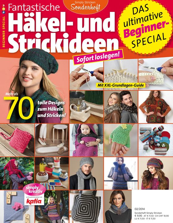 Produktbild: Simply stricken &ndash; Sonderheft - Fantastische H&auml;kel- und Strickideen