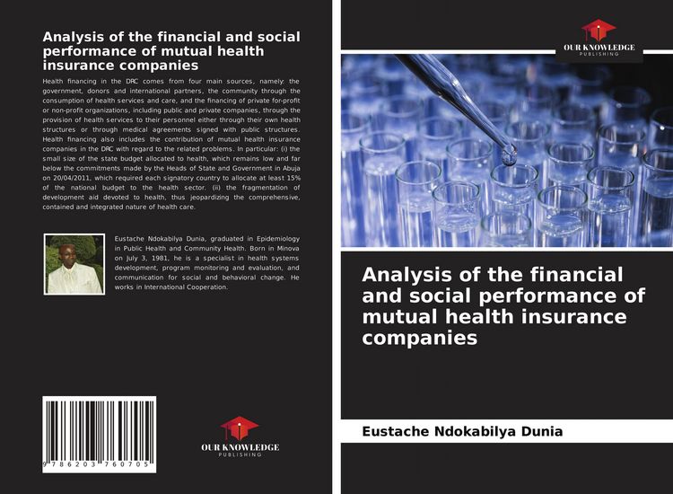 Produktbild: Analysis of the financial and social performance of mutual health insurance companies