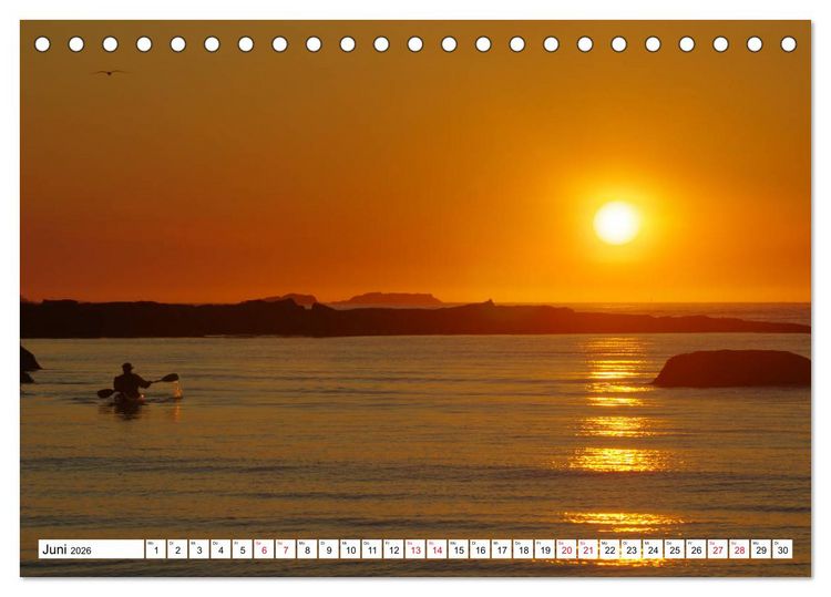 Produktbild: Skandinavische Impressionen - Oasen der Ruhe (Tischkalender 2026 DIN A5 quer), CALVENDO Monatskalender