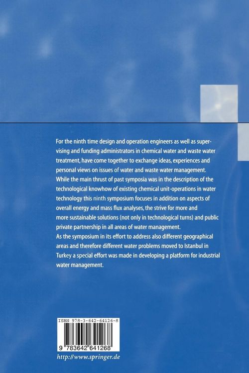 Produktbild: Chemical Water and Wastewater Treatment VI