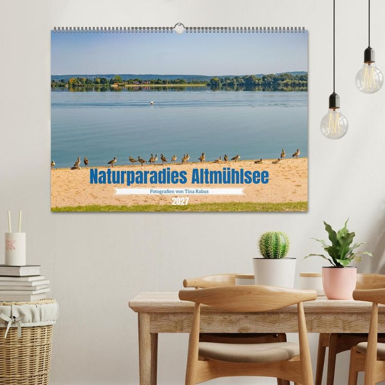 Produktbild: Naturparadies Altm&uuml;hlsee (Wandkalender 2027 DIN A2 quer), CALVENDO Monatskalender