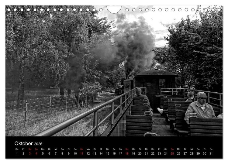 Produktbild: Ein Jahr mit der Schmalspurbahn aus Zittau (Wandkalender 2026 DIN A4 quer), CALVENDO Monatskalender