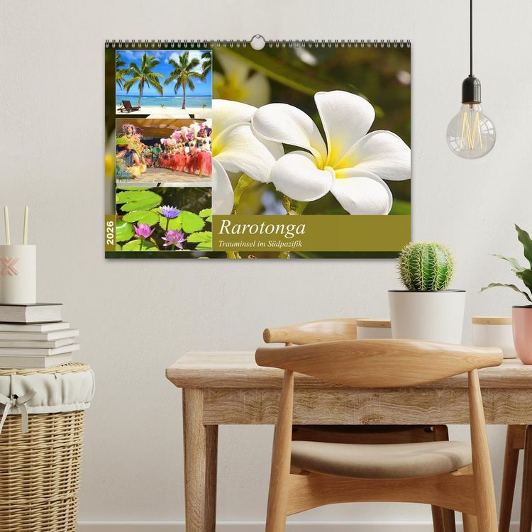 Produktbild: Rarotonga - Trauminsel im S&uuml;dpazifik. (Wandkalender 2026 DIN A3 quer), CALVENDO Monatskalender