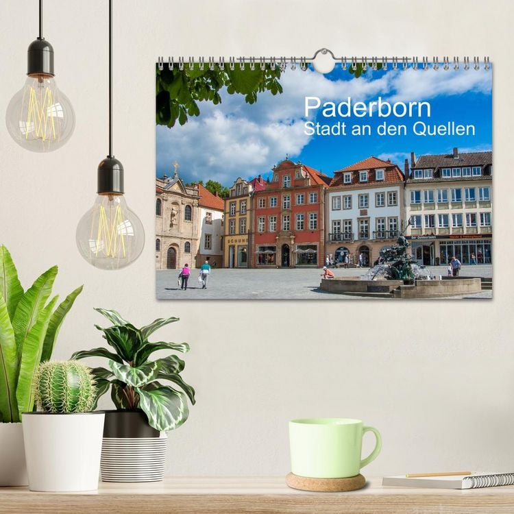 Produktbild: PADERBORN - Stadt an den Quellen (Wandkalender 2026 DIN A4 quer), CALVENDO Monatskalender