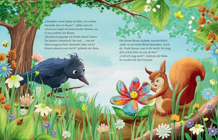 Produktbild: Die kleine Glitzerblume. Bilderbuch