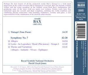 Produktbild: Lloyd-Jones, D: Sinfonie 7/Tintagel