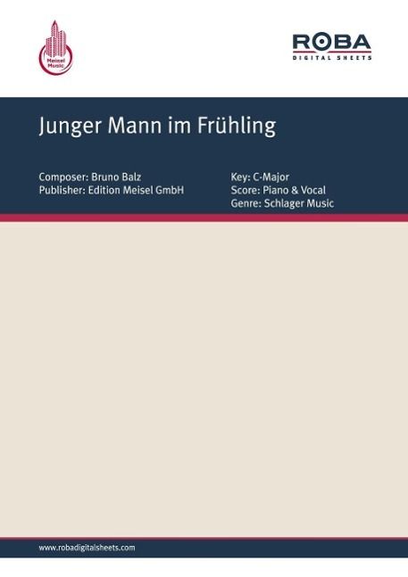 Produktbild: Junger Mann im Fr&uuml;hling