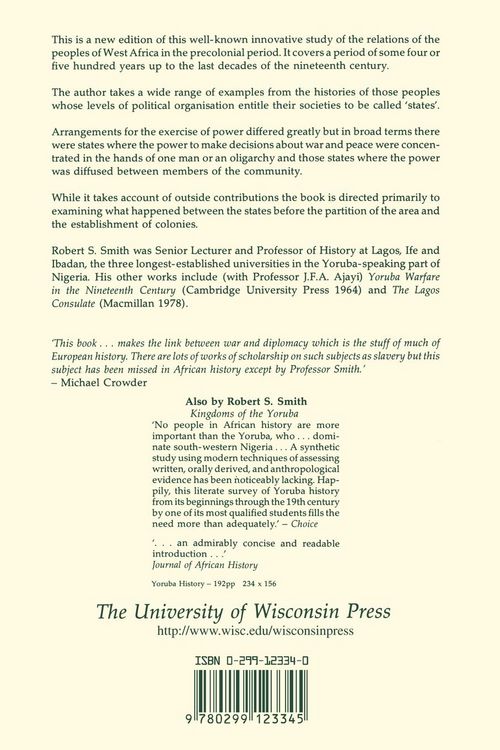Produktbild: Warfare and Diplomacy in Pre-Colonial West Africa