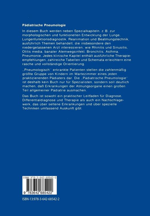 Produktbild: P&auml;diatrische Pneumologie