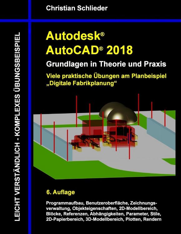 Produktbild: Autodesk AutoCAD 2018 - Grundlagen in Theorie und Praxis